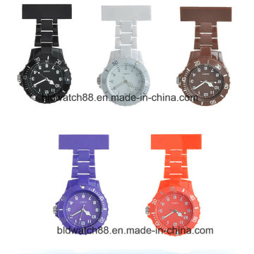 Customized Waterproof Plastic Nurse Fob Watch with Big Face